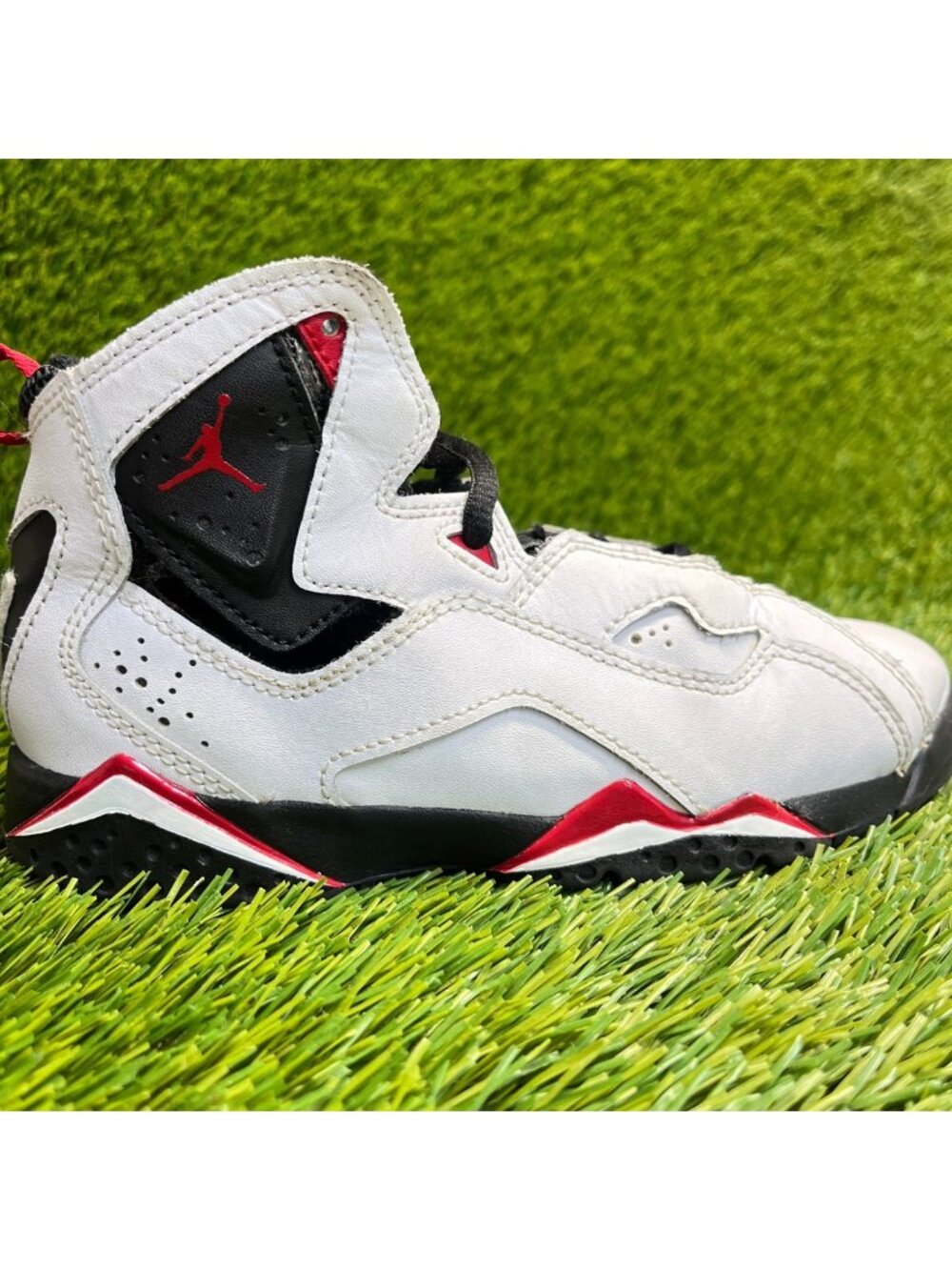 Nike Air Jordan True Flight Boys Size 13C White Athletic Leather Shoes Sneakers